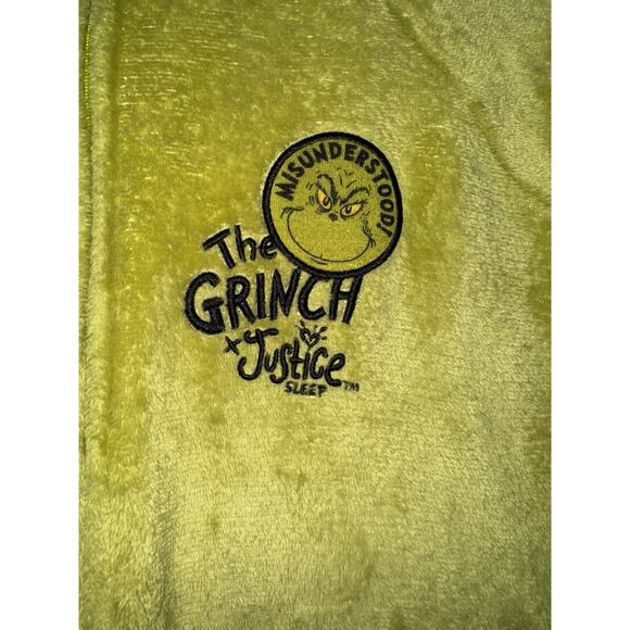 The Grinch One Piece Pajamas Union Suit Size 7-8 Girls Christmas Costume Kid - Picture 4 of 5